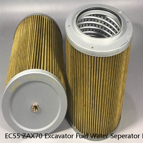 EC55 ZAX70 Excavator Fuel Water Seperator Engine Oil Filter