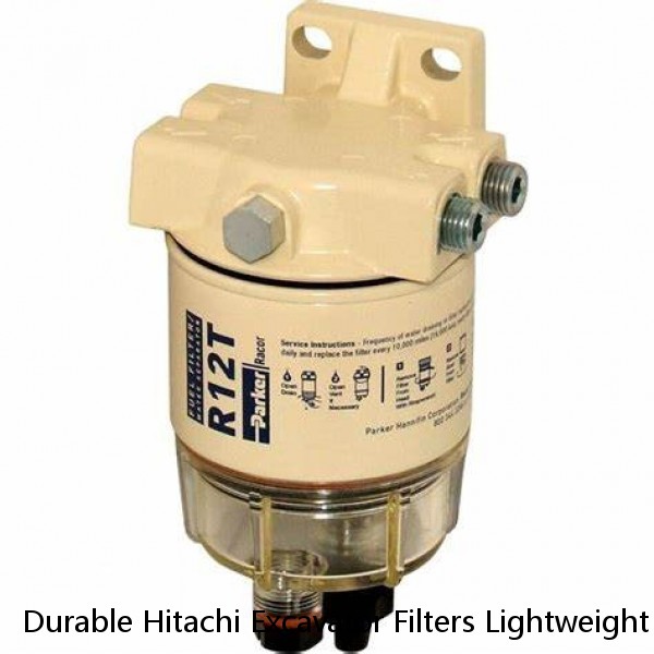 Durable Hitachi Excavator Filters Lightweight HEPA Filtration Grade PU Material