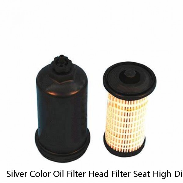 Silver Color Oil Filter Head Filter Seat High Dirt Holding Capacity Steel Materials