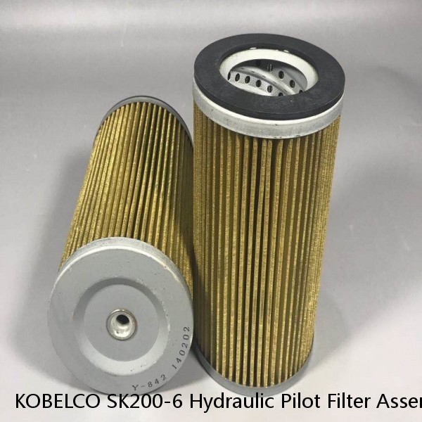 KOBELCO SK200-6 Hydraulic Pilot Filter Assembly Excavator Filter Long Service Life