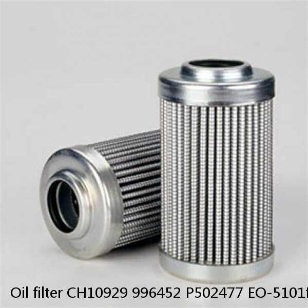 Oil filter CH10929 996452 P502477 EO-5101for PERKINS 2806C-E16TAG20 engines filter