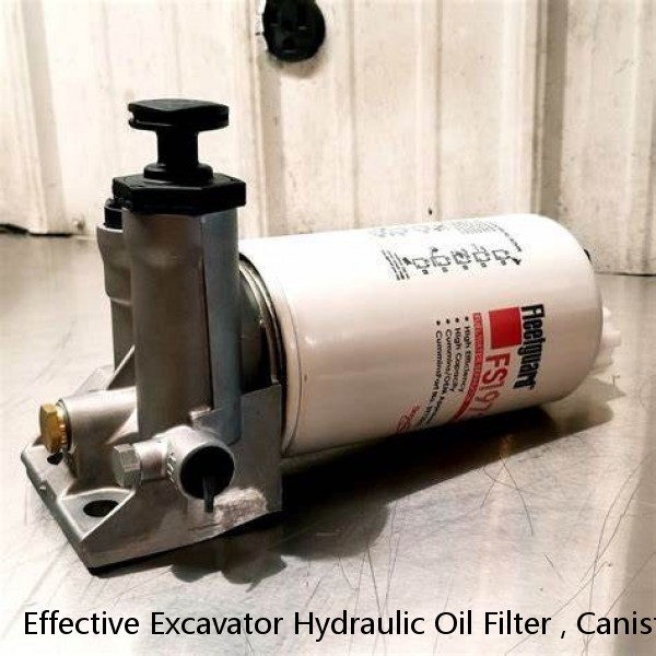 Effective Excavator Hydraulic Oil Filter , Canister Oil Filter Excavator Hyundai R215-9 R225-9 #1 image